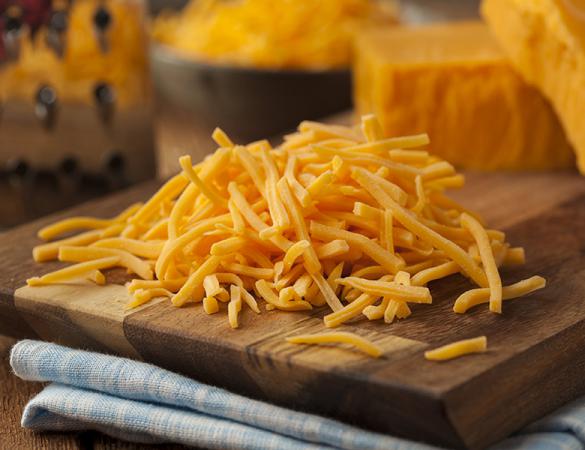 پنیر چدار رنده شده