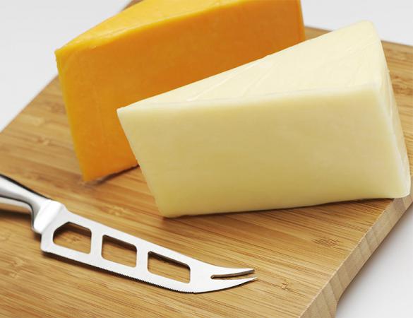 پنیر چِدار رنگی سفید ارزان